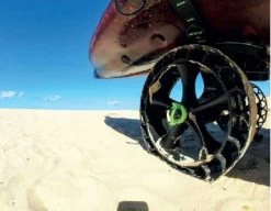 RAILBLAZA C-TUG Transport-Rollwagen Mit Sandrädern -Professionelle Bootsausrüstung CTUGSAND