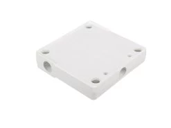 Außenborder-Halterung Für Reling 25 Mm Weiß