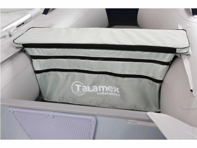 Talamex Sitz-Tasche Mit Kissen Grau 105x20cm 1 Talamex Sitz-Tasche Mit Kissen Grau 105x20cm