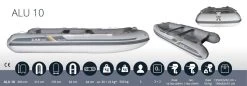 ZAR Mini ALU 10 Schlauchboot -Professionelle Bootsausrüstung ZARminiALU10n