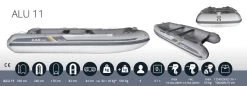 ZAR Mini ALU 11 Schlauchboot 13 ZAR Mini ALU 11 Schlauchboot -Professionelle Bootsausrüstung ZARminiALU11n