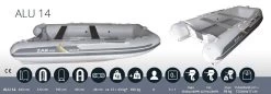 ZAR Mini ALU 14 Speedtube Schlauchboot -Professionelle Bootsausrüstung ZARminiALU14