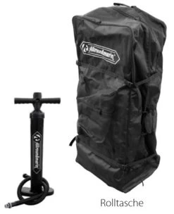 Allroundmarin Hartluftkajak Force L - Doppel-Kajak - Grün/Grau -Professionelle Bootsausrüstung Zubehoer Force 1