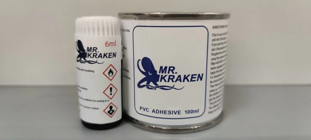 Mr. Kraken 2-Komponenten PVC Kleber 100ml 1 Mr. Kraken 2-Komponenten PVC Kleber 100ml
