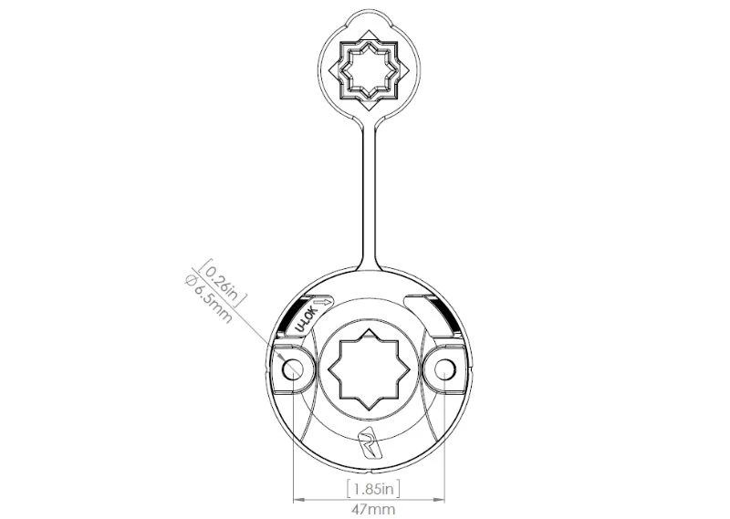 Railblaza Starport Schwarz 4 Railblaza Starport Schwarz – Bild 4