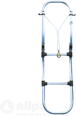 Allpa Aluminium Badeleiter 3 Stufen