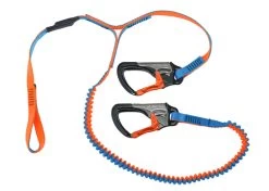 Spinlock 2 Clip Performance Sicherheitsleine Orange/blau